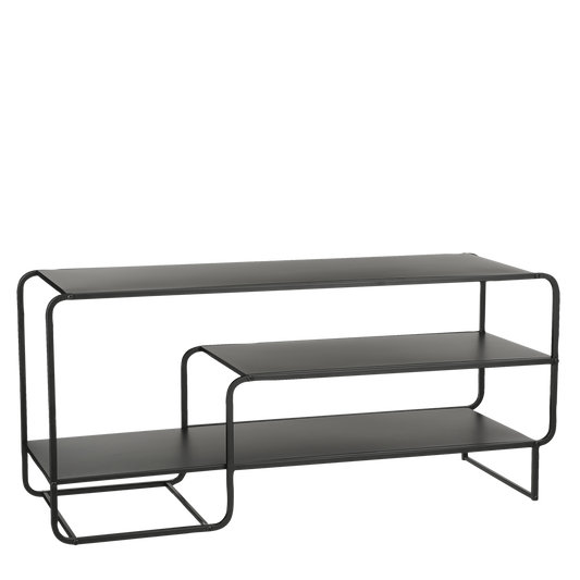 Salontafel Jules - L110 x B38 x H50 cm - Metaal - Zwart